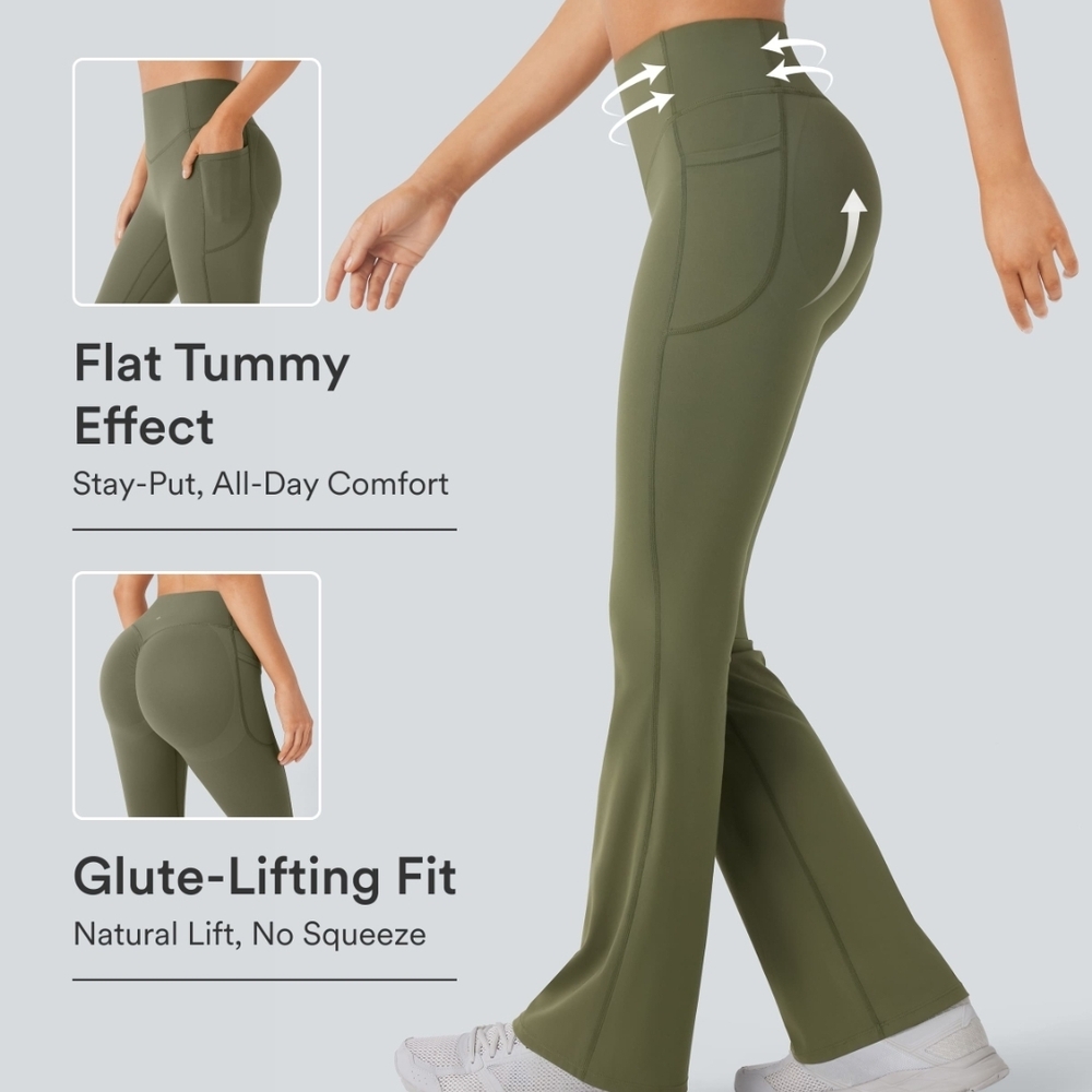 Halara UltraSculpt™ High Waisted Scrunch Butt Lifting Tummy Control Pockets